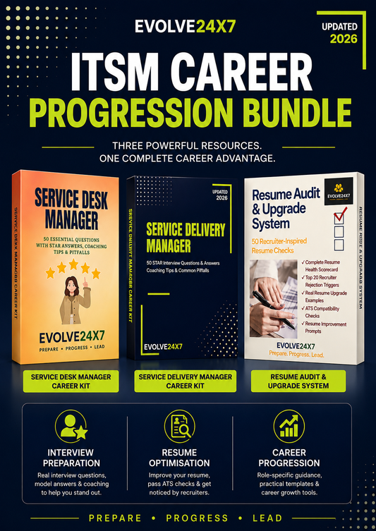ITSM Career Progression Bundle