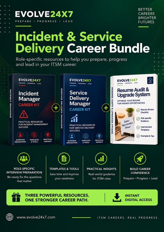 Incident Manager & Service Delivery Manager Career Bundle