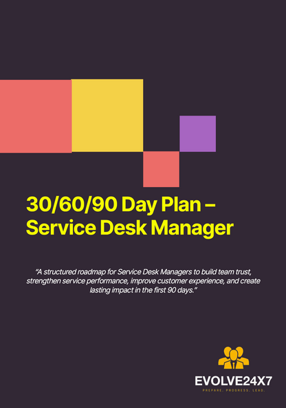 Service Desk Manager Career Kit